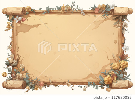 アンティーク風　フレーム 117680055