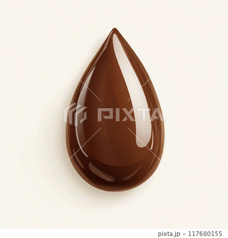 1粒のチョコレート　AI画像 117680155