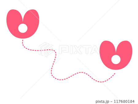 Love long distance sign and symbol for couple Love long distance sign and symbol for couple 117680184