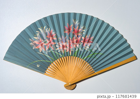 和装小物 扇子 白バック  117681439