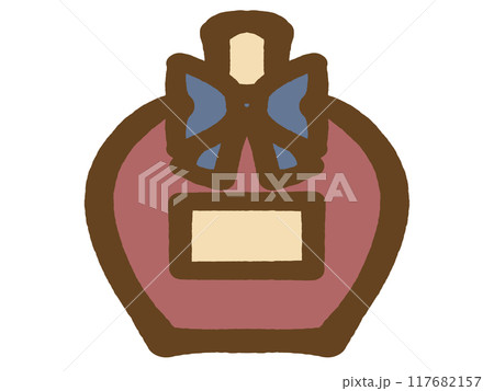 落書き風の香水イラスト素材 117682157