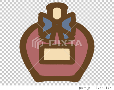 塗鴉風格香水插畫素材 塗鴉風格香水插畫素材 117682157