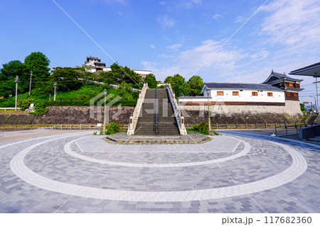 明智光秀が築いた福知山城 昇龍橋（京都府福知山市） 117682360