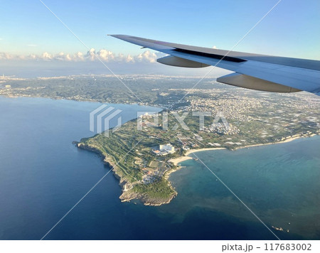 上空から見た残波岬 上空から見た残波岬 117683002