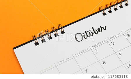 10月カレンダー October 10月カレンダー October 117683118