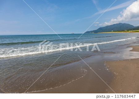 寺泊の砂浜 117683447