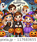 ハロウィン　仮装 117683655