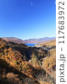 紅葉する山 117683972