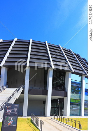 愛知県名古屋市、ポートメッセなごや新第1展示館の風景 117684080