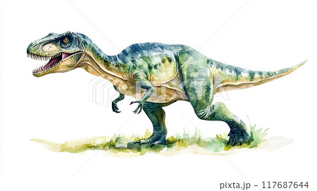 多様な 水彩のゴルゴサウルスのイラスト素材 PIXTA - [117687644] 絵画