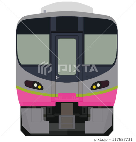 ドット絵風のパピラインふくい線521系(旧北陸本線:敦賀~大聖寺) ドット絵風のパピラインふくい線521系(旧北陸本線:敦賀~大聖寺) 117687731