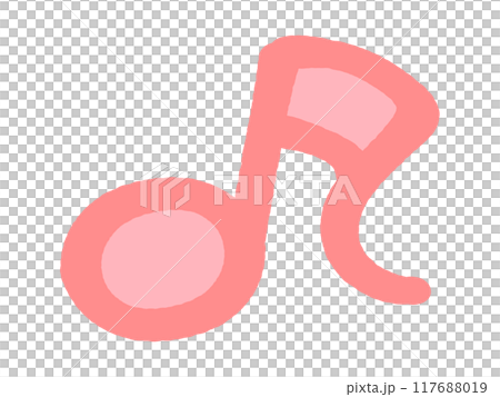 Doodle style musical note illustration material Doodle style musical note illustration material 117688019