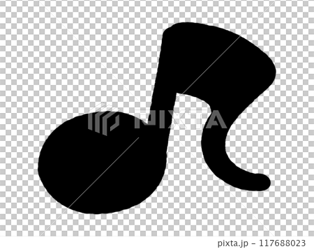 落書き風の音符イラスト素材 落書き風の音符イラスト素材 117688023