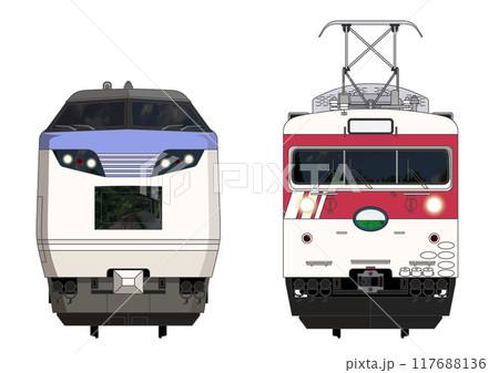 長野の列車No.6_485系5000番台 / 123系 117688136