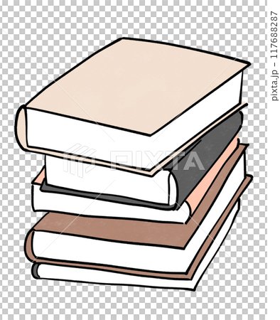 積み重なった本 117688287