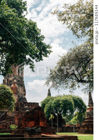 Ayutthaya Historical Park ruins in Thailand Ayutthaya Historical Park ruins in Thailand 117689144