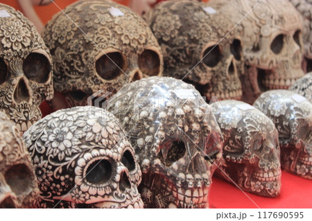 青い海と純白の砂で世界中から愛されるメキシコ随一リゾート、カンクン！世界遺産、遺跡、セノーテ、タコス 117690595