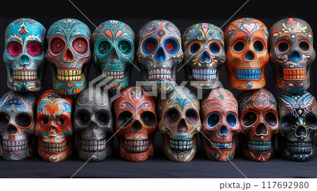 Day of the Dead celebration in Mexico 117692980