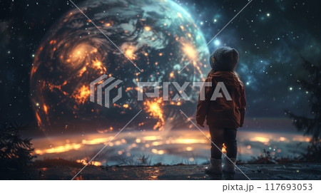 Earth from a Child's Perspective. 117693053
