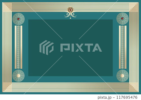 レトロモダンなフレーム 117695476