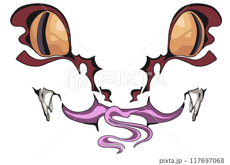 蛇顔パーツ 117697068