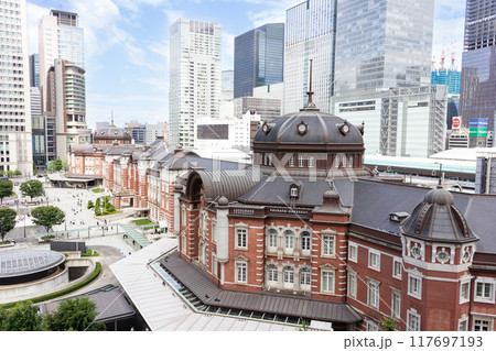 東京駅丸の内の都市風景イメージ 117697193