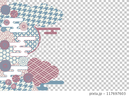 和風の背景 117697603