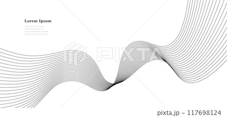 幾何学 抽象 遺伝子 黒 白 波 科学 背景 幾何学 抽象 遺伝子 黒 白 波 科学 背景 117698124