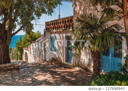 Beautiful of historic Vrsar on the Istrian peninsula. Vrsar Croatia 08.07.24 117698945