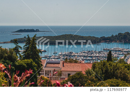 Beautiful of historic Vrsar on the Istrian peninsula. Vrsar Croatia 08.07.24 117698977