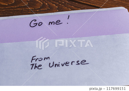Spiritual message in the mail Spiritual message in the mail 117699151
