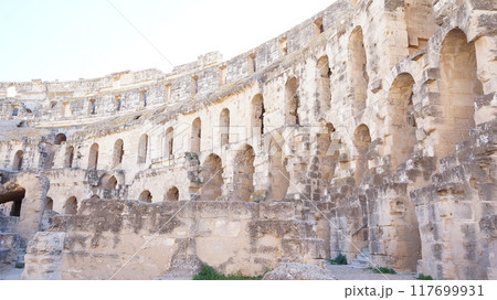 エル・ジェム円形闘技場、スタンド部分【チュニジア】 117699931