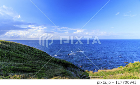 三浦半島の三浦市城ヶ島の夏 117700943