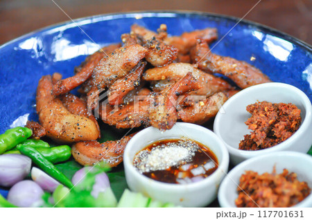 fried pork, pork or deep fried pork fried pork, pork or deep fried pork 117701631