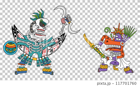 Aztec gods 117701760