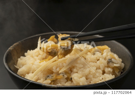 あさりの炊き込みご飯 箸あげ 117702064