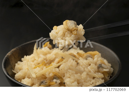 あさりの炊き込みご飯 箸あげ あさりの炊き込みご飯 箸あげ 117702069
