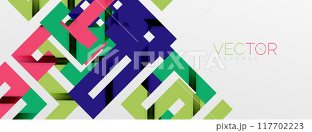 Color bend lines with shadow texture effect. Vector Illustration For Wallpaper, Banner, Background, Card, Book Illustration, landing page 117702223
