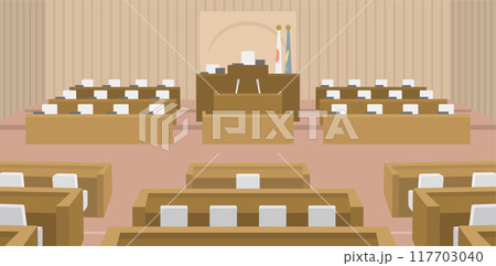 市議会本会議の議場 市議会本会議の議場 117703040