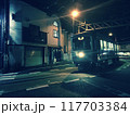 夜の江ノ電 117703384