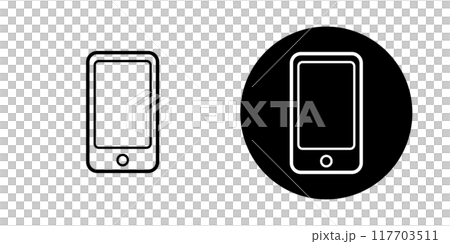 スマートフォンのアイコン素材 117703511