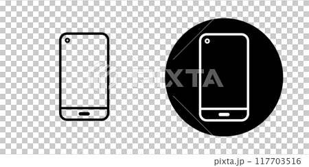 スマートフォンのアイコン素材 スマートフォンのアイコン素材 117703516