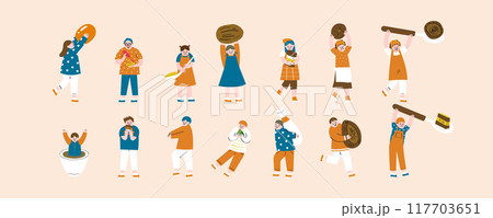 Collection of people 117703651