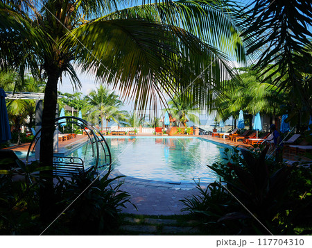 ベトナムビーチリゾートホテルのプール 117704310