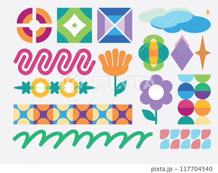 retro modern risograph geometry art style artwork shapes colorful design retrofuturistic concept collection retro modern risograph geometry art style artwork shapes colorful design retrofuturistic concept collection 117704540