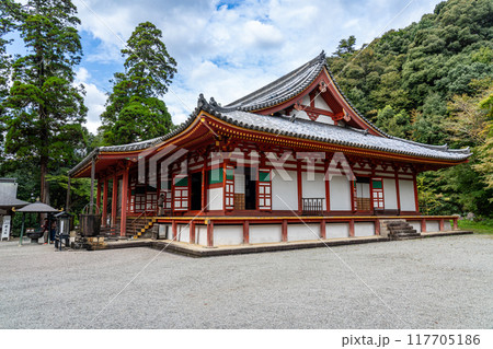 観心寺 国宝の金堂のたたずまい1 大阪府河内長野市 観心寺 国宝の金堂のたたずまい1 大阪府河内長野市 117705186