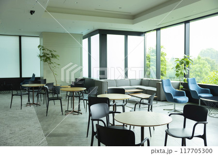 オフィスビルのインテリア 117705300