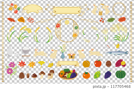 秋季日式材料套裝 117705468