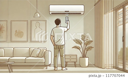 エアコンの操作 117707044