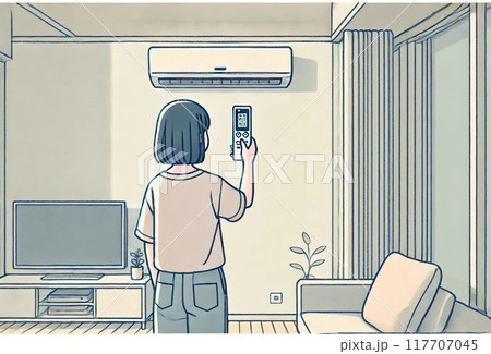 エアコン操作 エアコン操作 117707045